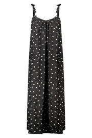 thumbnail: MS Mode maxi zomerjurk met stippen Plus Size - zwart