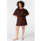 MS Mode top Plus Size - bruin