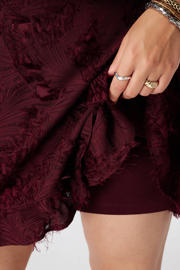 thumbnail: MS Mode skort Plus Size - donkerrood