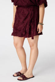 thumbnail: MS Mode skort Plus Size - donkerrood