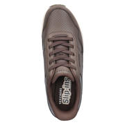 thumbnail: Skechers Hands Free Slip-Ins Uno imitatieleren sneakers met logo - bruin
