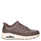 Skechers Hands Free Slip-Ins Uno imitatieleren sneakers met logo - bruin