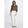 Morgan blouse met zebra - zwart