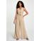 Morgan modaal gestreepte jumpsuit - taupe