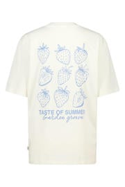 thumbnail: America Today T-shirt met backprint - ecru