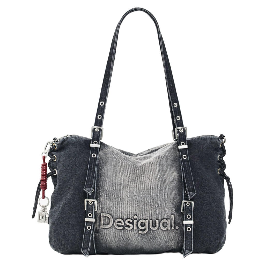 Desigual denim shopper grijs