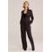 WE Fashion getailleerde blazer met split - zwart