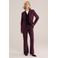 WE Fashion flared broek - donkerpaars