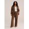 WE Fashion Curve flared broek - bruin