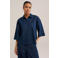 WE Fashion Blue Ridge denim blouse - donkerblauw