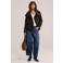 WE Fashion Blue Ridge regular waist barrel jeans - donkerblauw