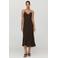 Mango midi jurk met stippen - bruin