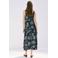 Mango gebloemde midi jurk - bruin