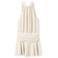 Mango halter korte jurk - beige
