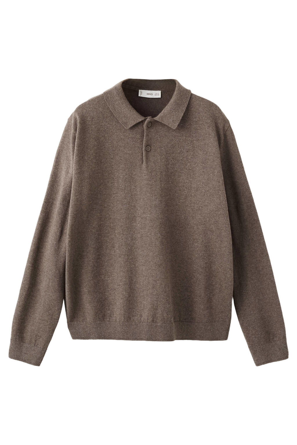 Mango Kids katoenen gebreide trui - bruin