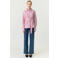 YAS gestreepte blouse - lichtroze
