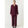 YAS oversized blazer - donkerrood
