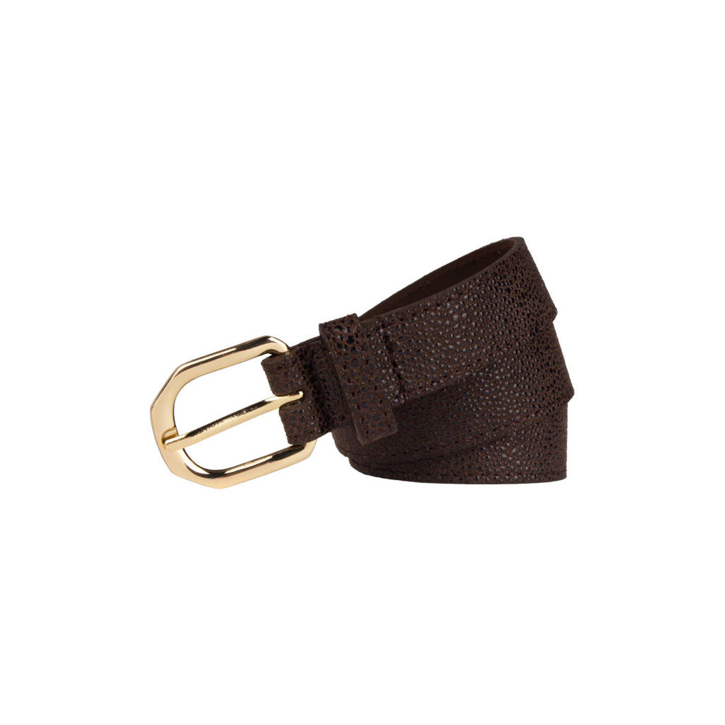Legend leren riem donkerbruin