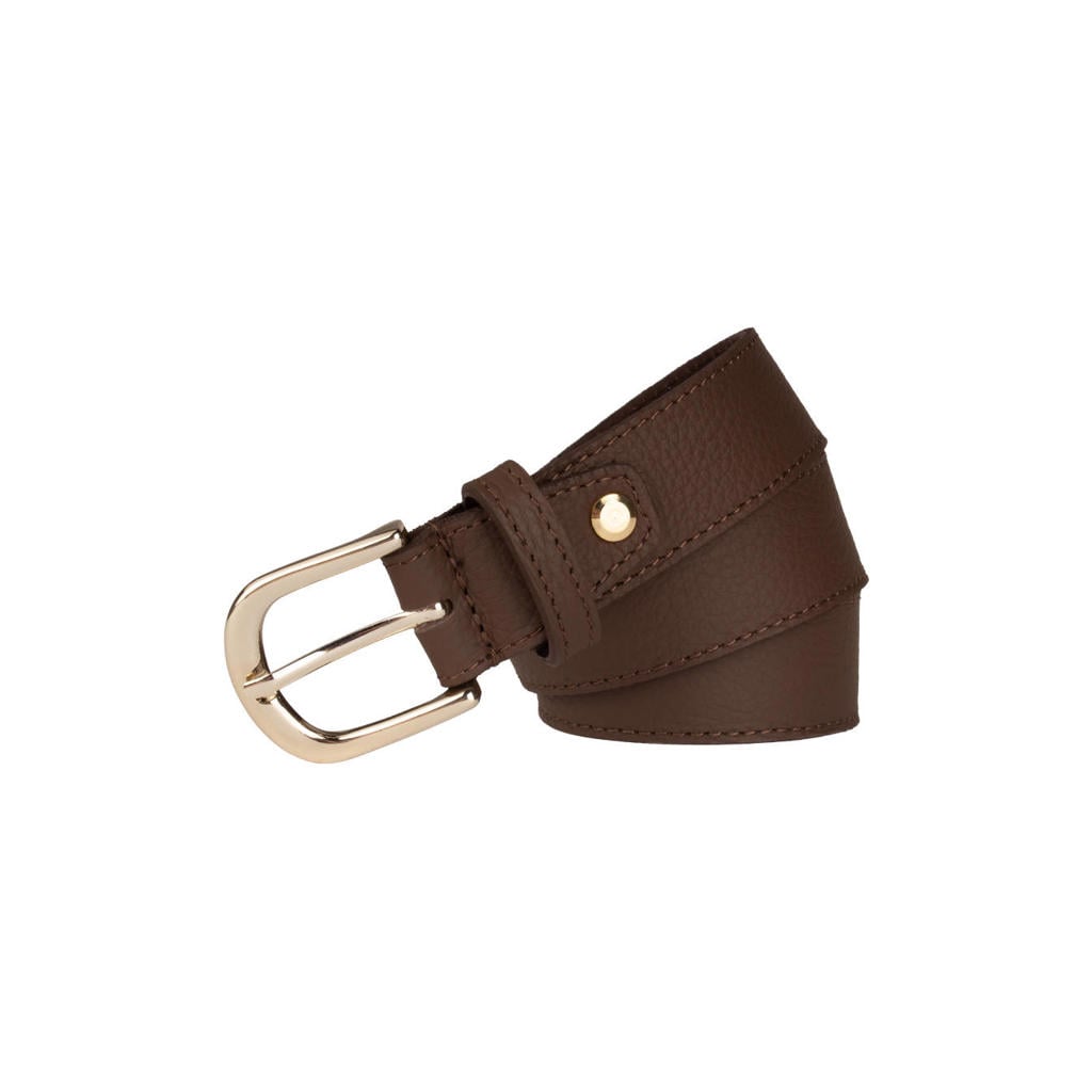Legend leren riem donkerbruin