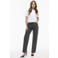 VILA VIKELLY high waist straight leg jeans - grijs