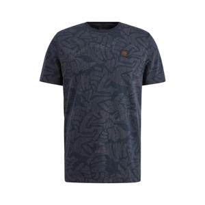 regular fit T-shirt met print - donkerblauw