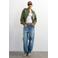 TOPSHOP imitatieleren bomberjack - groen