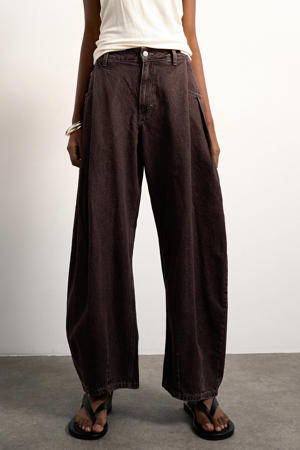 barrel jeans - bruin