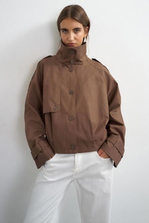 trenchcoat - bruin