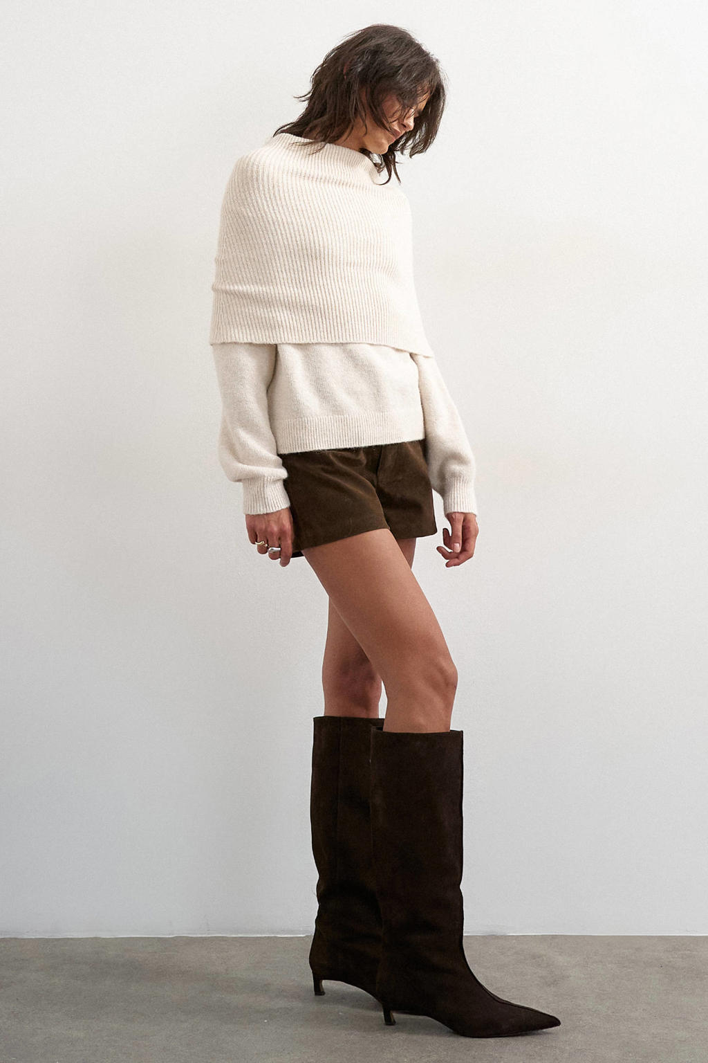 TOPSHOP gebreide top - crème