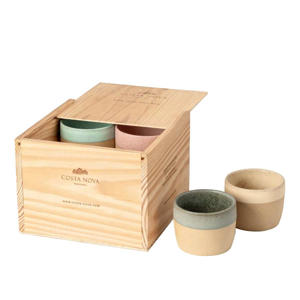 Koffiekopjes Arenito Multicolor 200 ml - 8 stuks - Gift box
