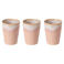 Costa Nova Bekers Grespresso Soft Pink 375 ml - 3 stuks