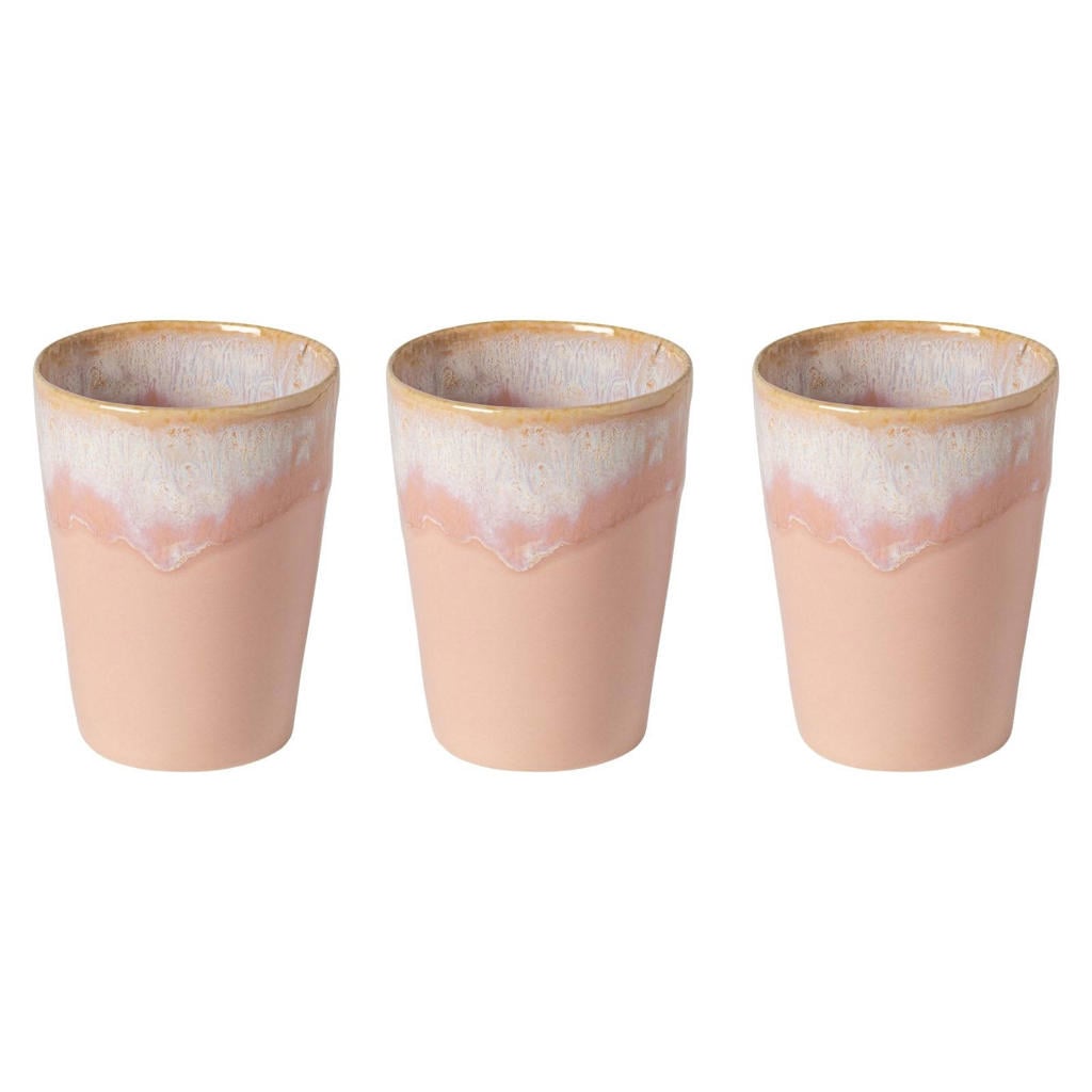 Costa Nova Bekers Grespresso Soft Pink 375 ml - 3 stuks