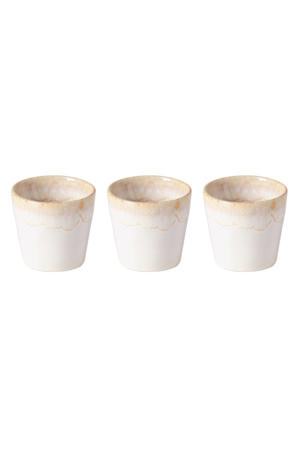 Espresso Kopjes Grespresso White 80 ml - 3 stuks