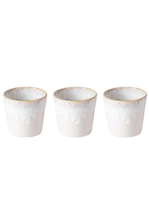 Koffiekopjes Grespresso White 190 ml - 3 stuks