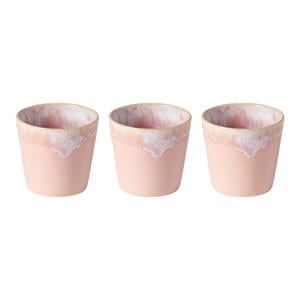 Koffiekopjes Grespresso Soft Pink 190 ml - 3 stuks