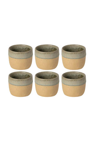 Koffiekopjes Arenito Sage Green 200 ml - 6 stuks