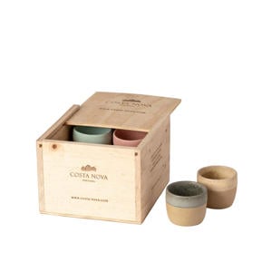 Espresso Kopjes Arenito Multicolor 65 ml - 8 stuks - Gift box