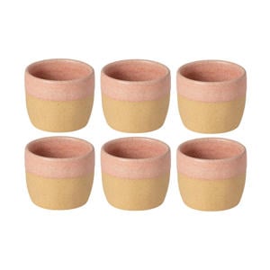 Koffiekopjes Arenito Mauve Rose 200 ml - 6 stuks