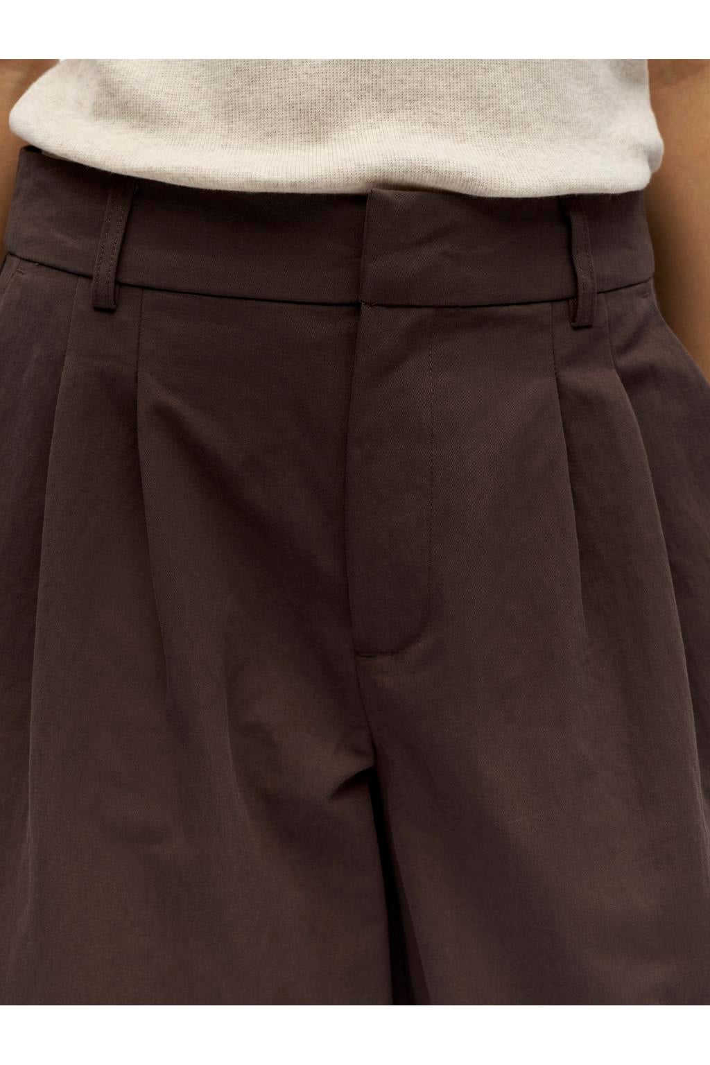 OBJECT barrel casual broek - bruin