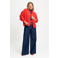 POM Amsterdam gebreid vest met wol - rood