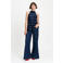 POM Amsterdam top met pailletten - donkerblauw