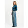 POM Amsterdam gebloemde top - blauw/groen