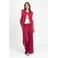 POM Amsterdam gilet - donkerrood