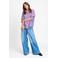 POM Amsterdam gestreepte blouse - paars