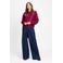 POM Amsterdam sweater met pailletten - donkerrood