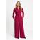 POM Amsterdam jumpsuit met ceintuur - donkerrood