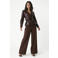 Rinascimento wide leg broek - bruin