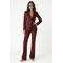 Rinascimento flared broek - donkerrood