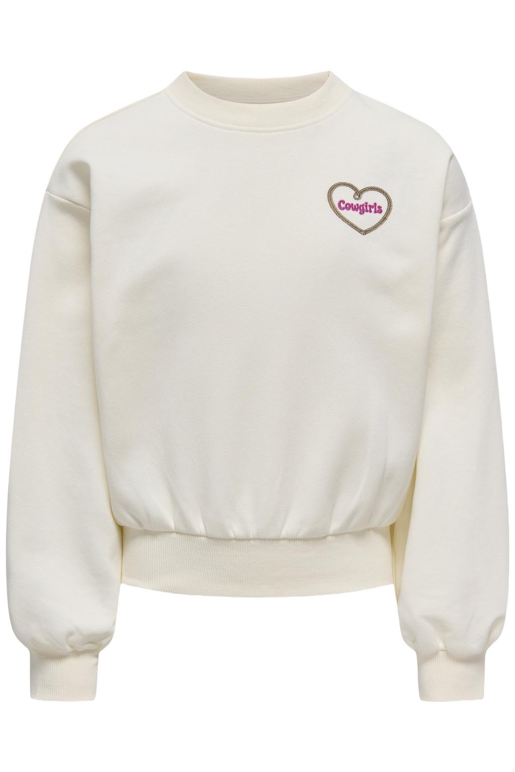 KIDS ONLY GIRL sweater met backprint - ecru