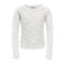 KIDS ONLY GIRL semi-transparante longsleeve - wit